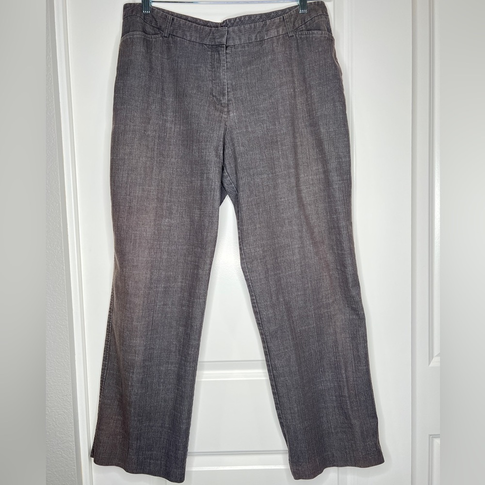 Gray Lightly Textured “Jeans” Size 18W